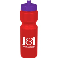Sport Bottle with Push Pull Lid - 28 oz - Colors