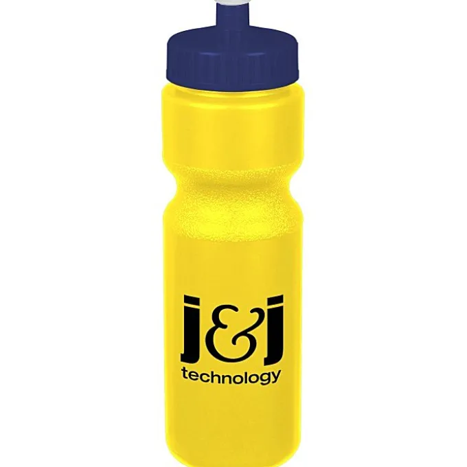 Sport Bottle with Push Pull Lid - 28 oz - Colors