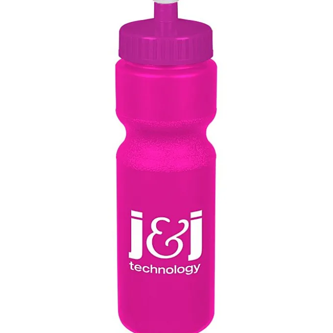 Sport Bottle with Push Pull Lid - 28 oz - Colors