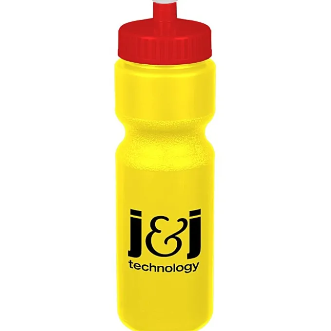 Sport Bottle with Push Pull Lid - 28 oz - Colors