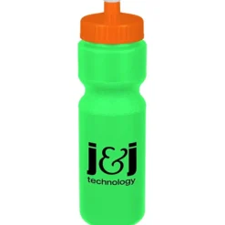 Sport Bottle with Push Pull Lid - 28 oz - Colors