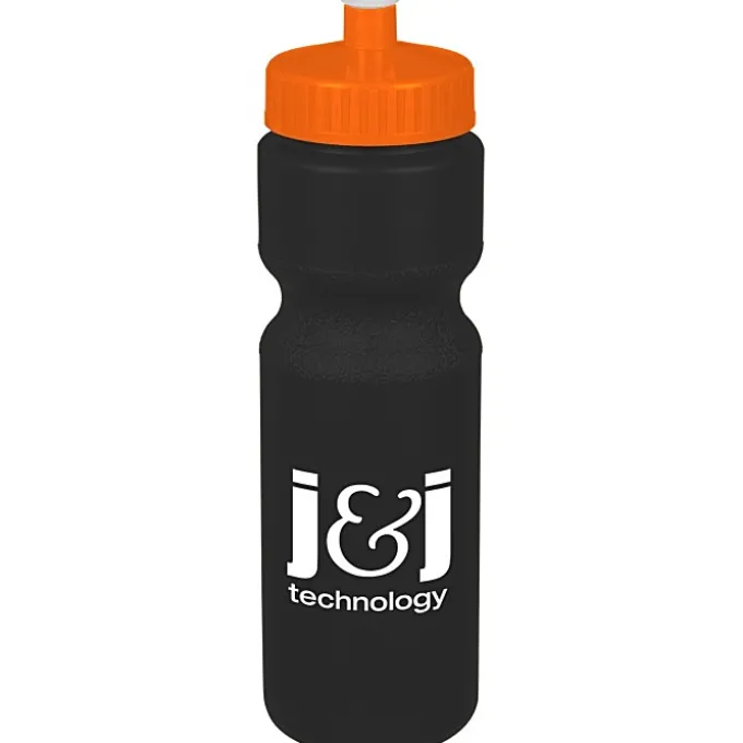 Sport Bottle with Push Pull Lid - 28 oz - Colors