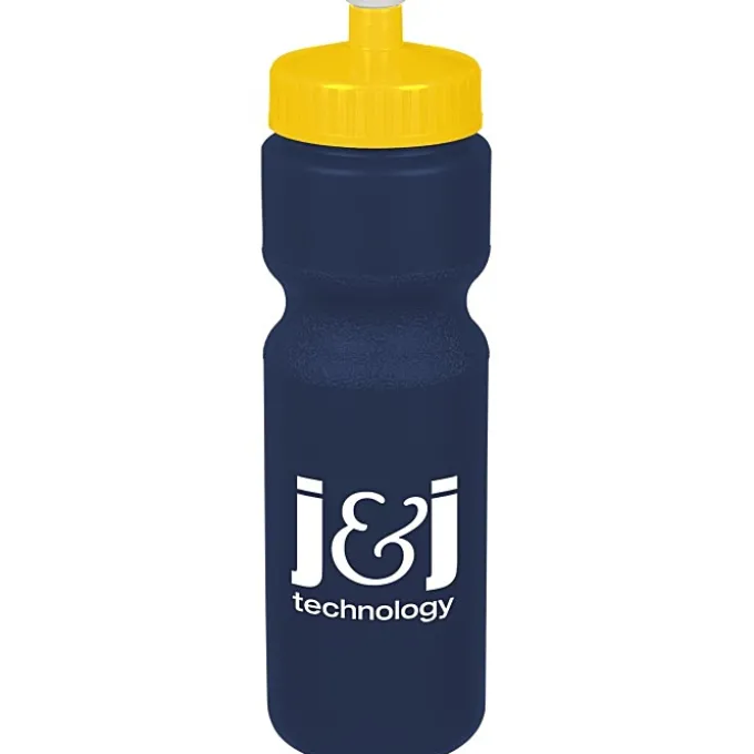 Sport Bottle with Push Pull Lid - 28 oz - Colors