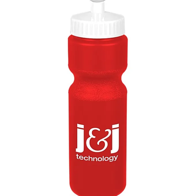 Sport Bottle with Push Pull Lid - 28 oz - Colors
