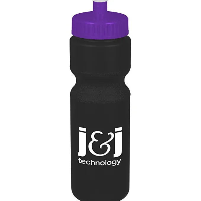 Sport Bottle with Push Pull Lid - 28 oz - Colors
