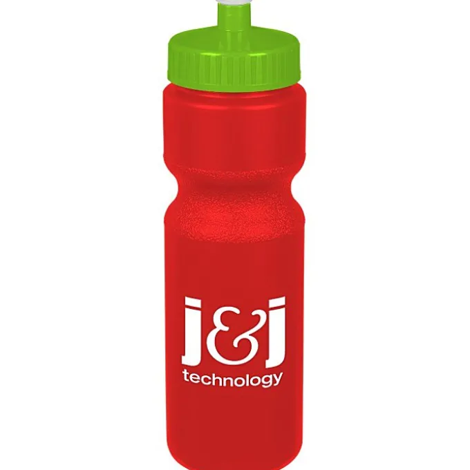 Sport Bottle with Push Pull Lid - 28 oz - Colors