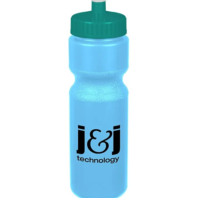 Sport Bottle with Push Pull Lid - 28 oz - Colors