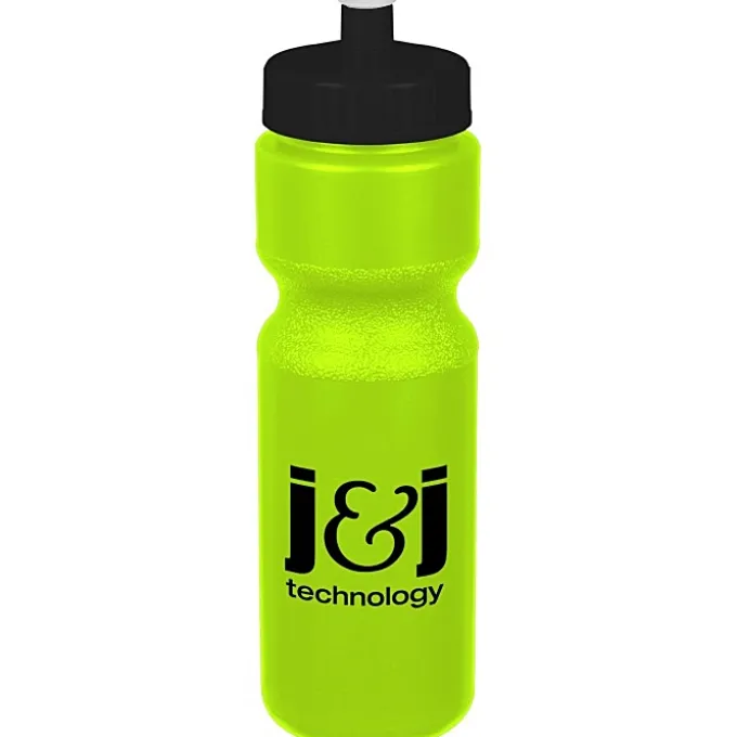 Sport Bottle with Push Pull Lid - 28 oz - Colors