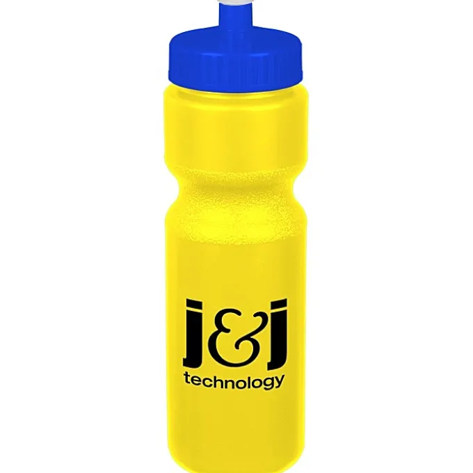Sport Bottle with Push Pull Lid - 28 oz - Colors