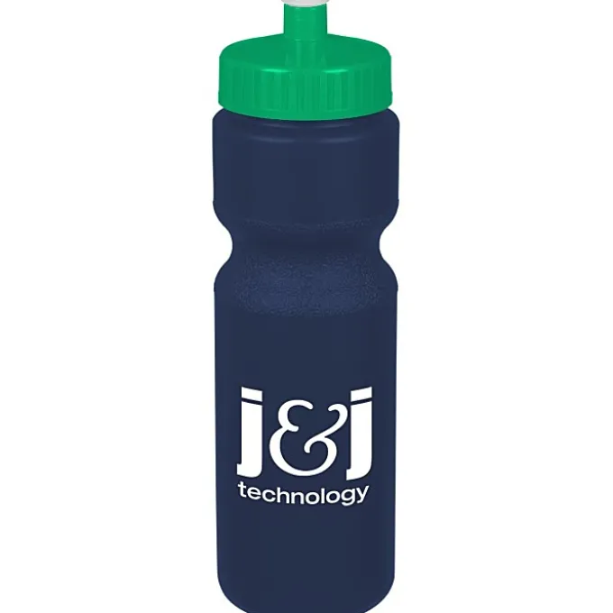 Sport Bottle with Push Pull Lid - 28 oz - Colors