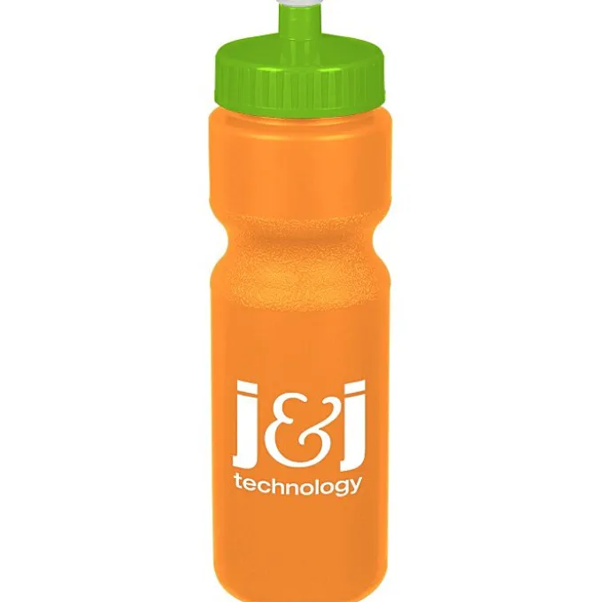 Sport Bottle with Push Pull Lid - 28 oz - Colors