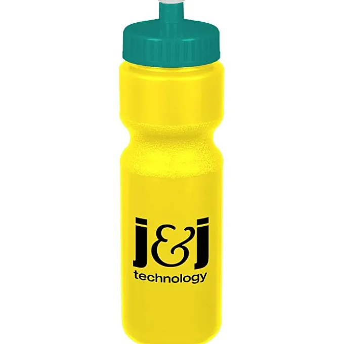 Sport Bottle with Push Pull Lid - 28 oz - Colors