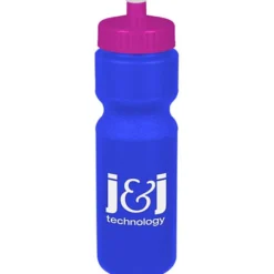 Sport Bottle with Push Pull Lid - 28 oz - Colors