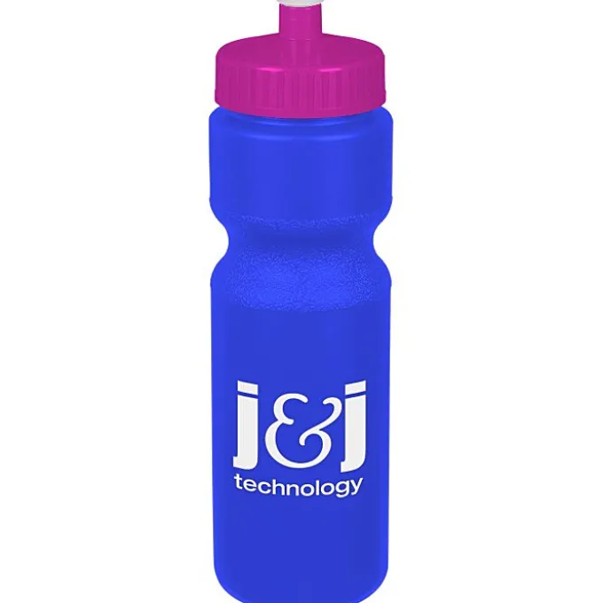 Sport Bottle with Push Pull Lid - 28 oz - Colors