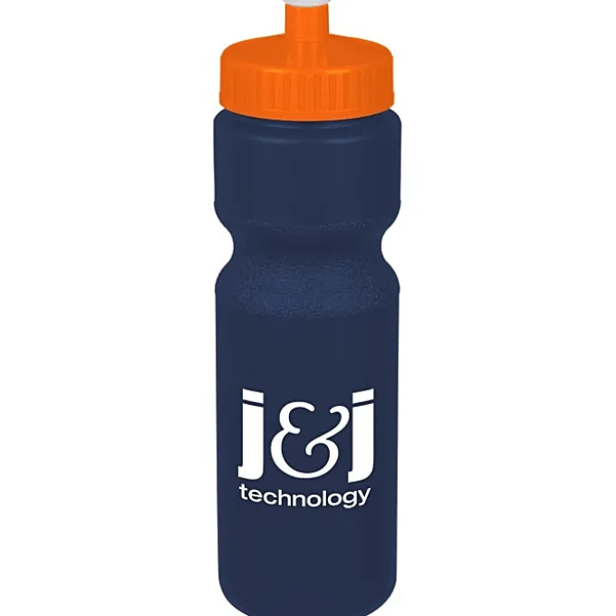 Sport Bottle with Push Pull Lid - 28 oz - Colors