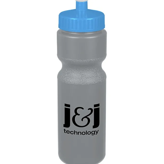 Sport Bottle with Push Pull Lid - 28 oz - Colors