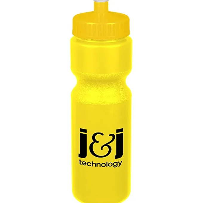 Sport Bottle with Push Pull Lid - 28 oz - Colors