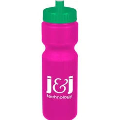 Sport Bottle with Push Pull Lid - 28 oz - Colors