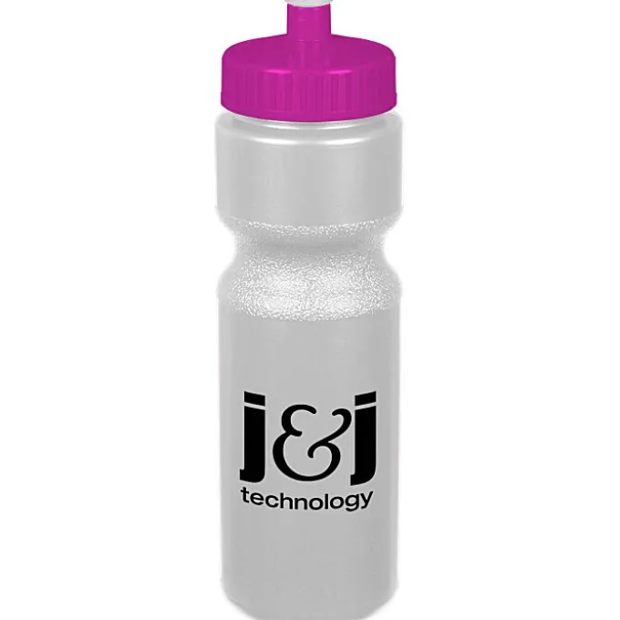 Sport Bottle with Push Pull Lid - 28 oz - Colors