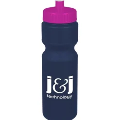 Sport Bottle with Push Pull Lid - 28 oz - Colors