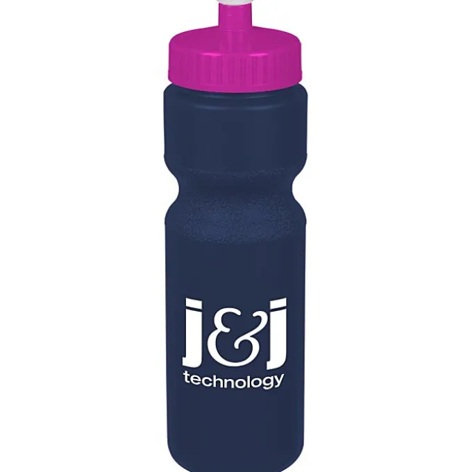Sport Bottle with Push Pull Lid - 28 oz - Colors