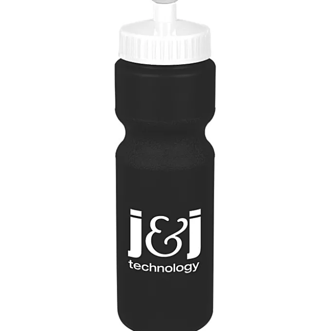 Sport Bottle with Push Pull Lid - 28 oz - Colors