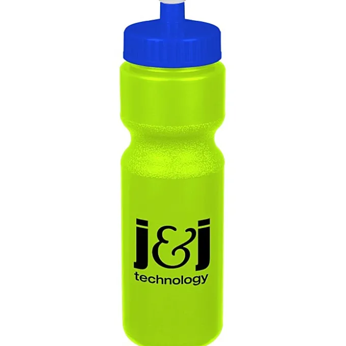Sport Bottle with Push Pull Lid - 28 oz - Colors