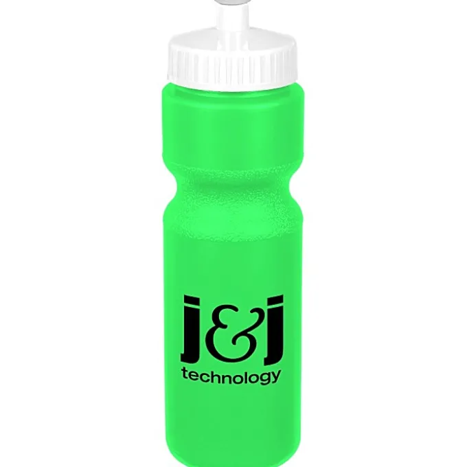 Sport Bottle with Push Pull Lid - 28 oz - Colors