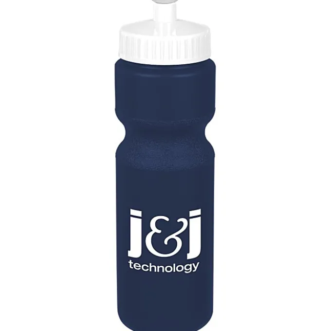 Sport Bottle with Push Pull Lid - 28 oz - Colors