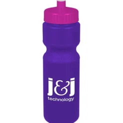 Sport Bottle with Push Pull Lid - 28 oz - Colors
