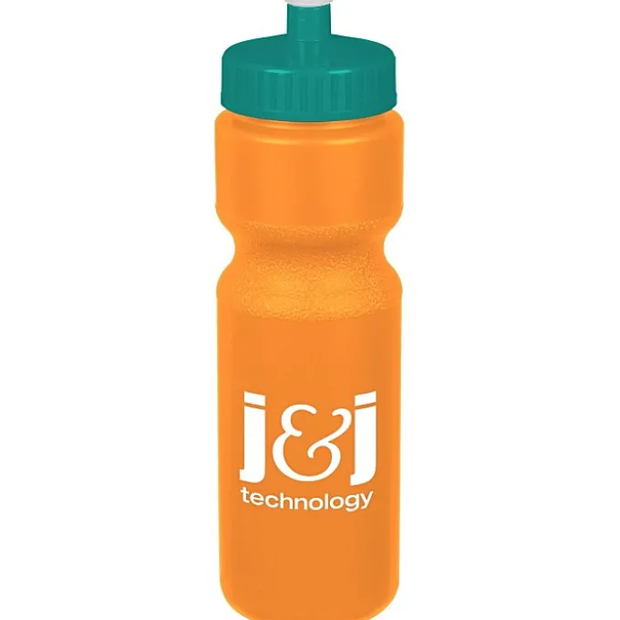 Sport Bottle with Push Pull Lid - 28 oz - Colors