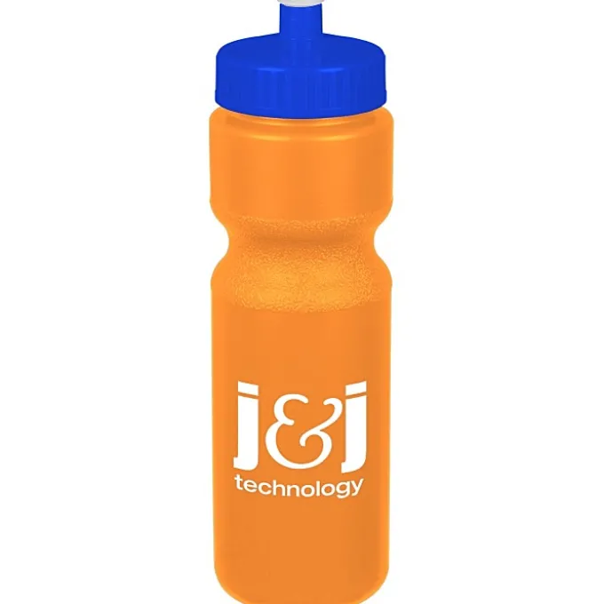 Sport Bottle with Push Pull Lid - 28 oz - Colors