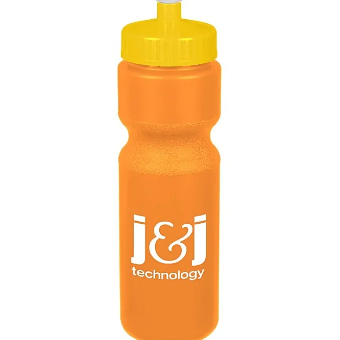 Sport Bottle with Push Pull Lid - 28 oz - Colors