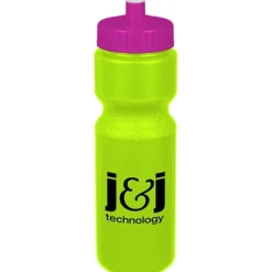 Sport Bottle with Push Pull Lid - 28 oz - Colors