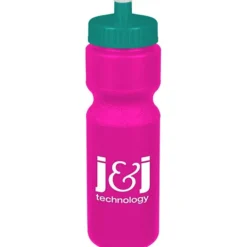 Sport Bottle with Push Pull Lid - 28 oz - Colors