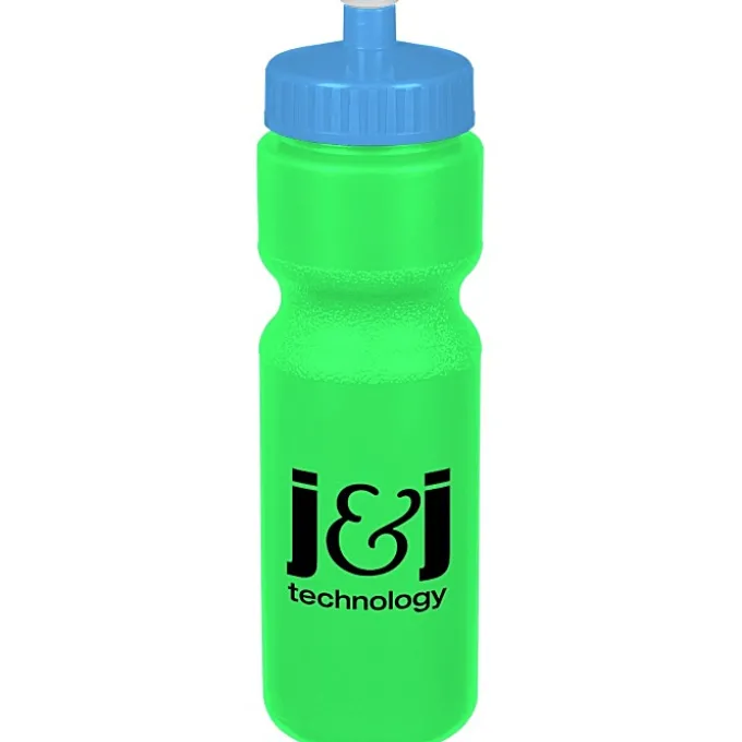Sport Bottle with Push Pull Lid - 28 oz - Colors