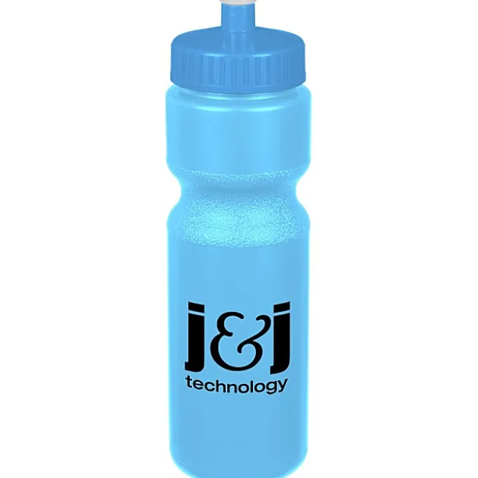 Sport Bottle with Push Pull Lid - 28 oz - Colors