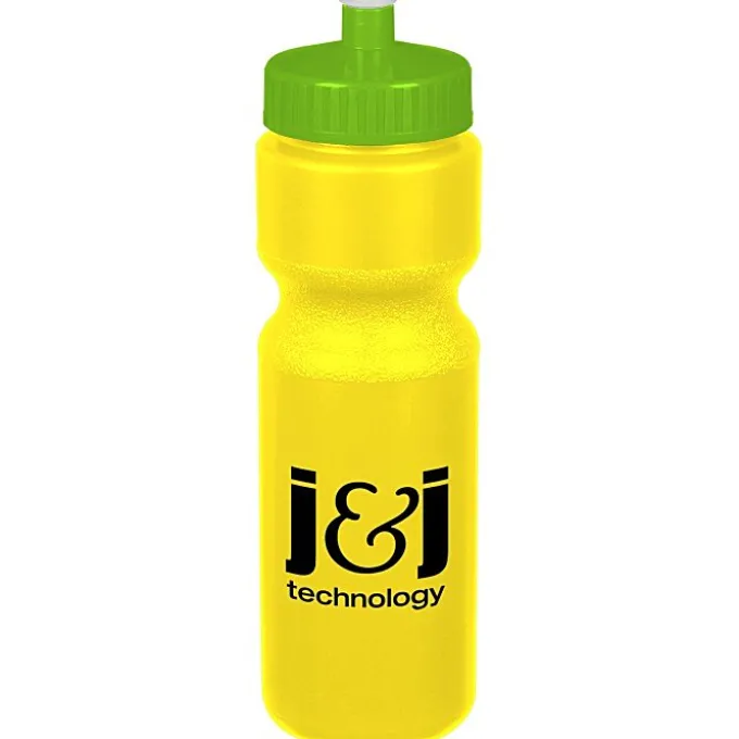 Sport Bottle with Push Pull Lid - 28 oz - Colors