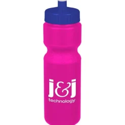 Sport Bottle with Push Pull Lid - 28 oz - Colors