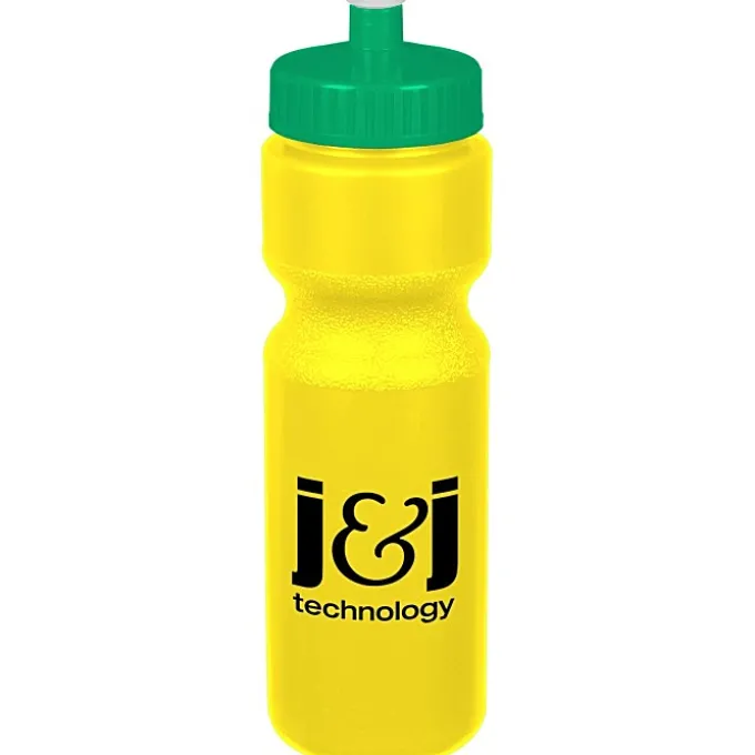 Sport Bottle with Push Pull Lid - 28 oz - Colors