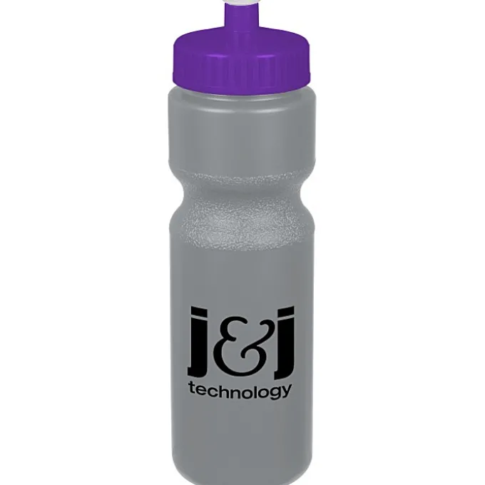 Sport Bottle with Push Pull Lid - 28 oz - Colors