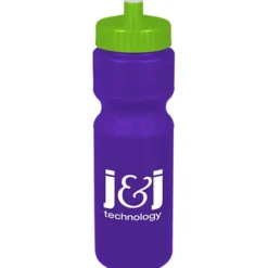 Sport Bottle with Push Pull Lid - 28 oz - Colors