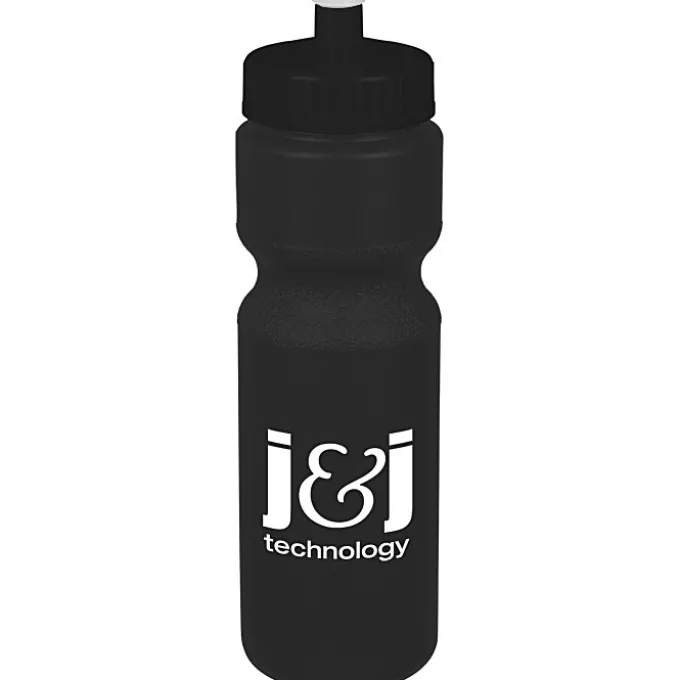 Sport Bottle with Push Pull Lid - 28 oz - Colors