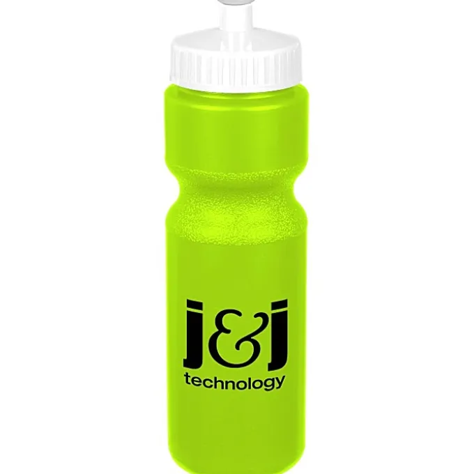 Sport Bottle with Push Pull Lid - 28 oz - Colors