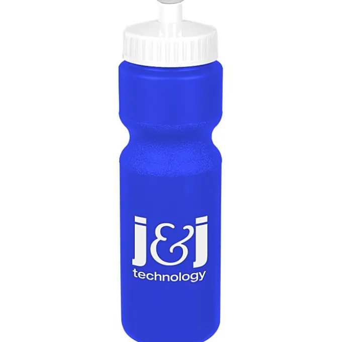 Sport Bottle with Push Pull Lid - 28 oz - Colors