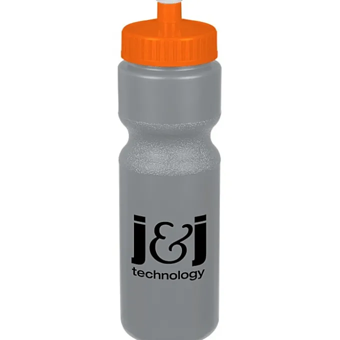 Sport Bottle with Push Pull Lid - 28 oz - Colors