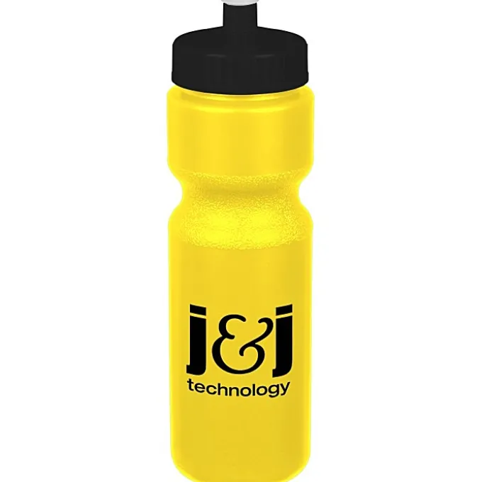 Sport Bottle with Push Pull Lid - 28 oz - Colors