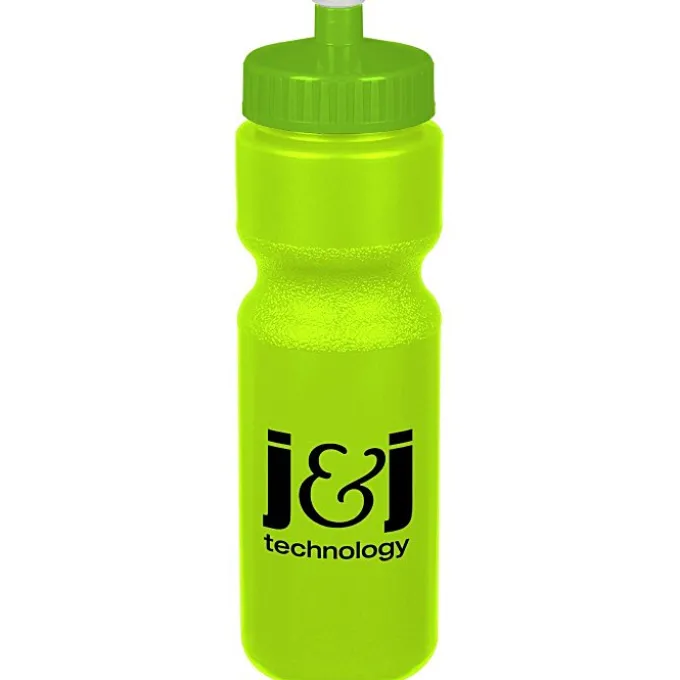 Sport Bottle with Push Pull Lid - 28 oz - Colors