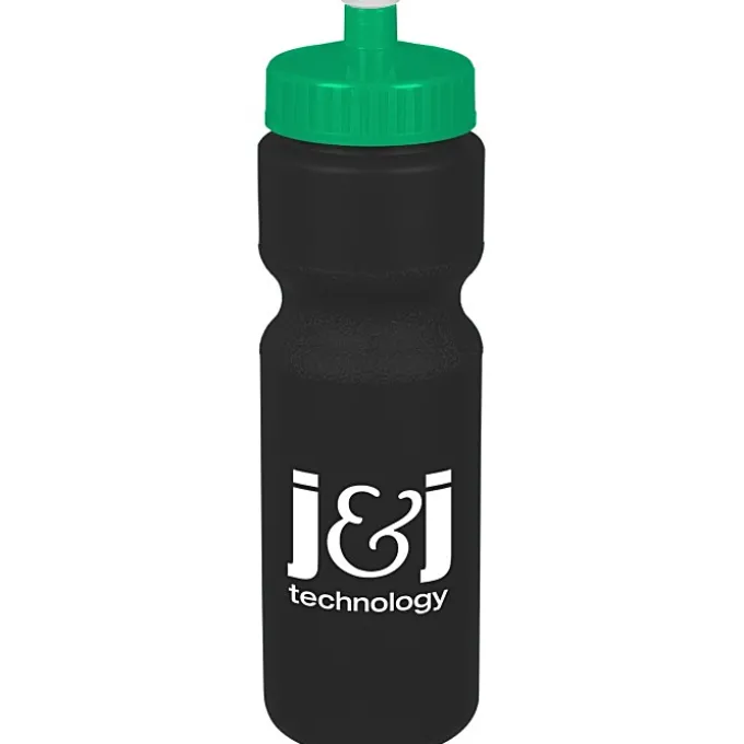 Sport Bottle with Push Pull Lid - 28 oz - Colors
