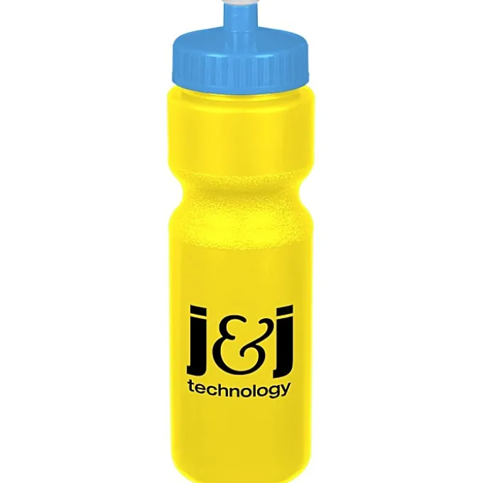 Sport Bottle with Push Pull Lid - 28 oz - Colors